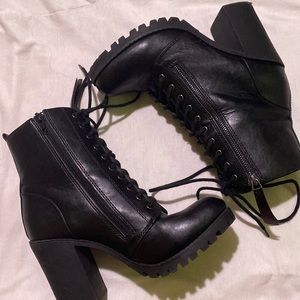 Black Boots 3 inch heels